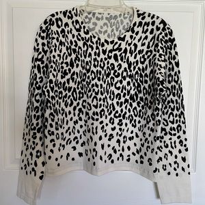 Animal print sweater